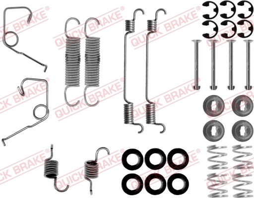 Accessory Kit, brake shoes